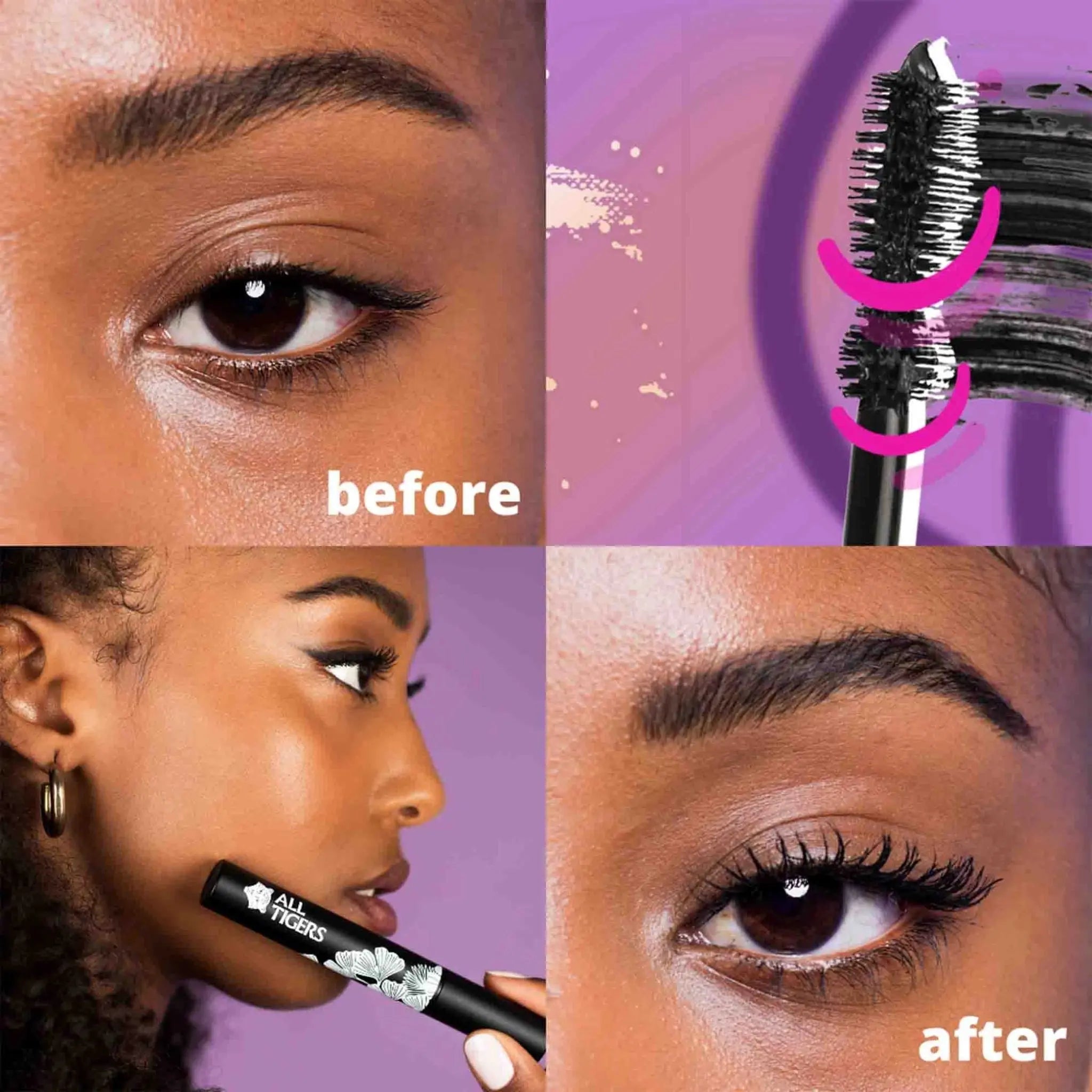 Mascara soin extra-volume yeux sensibles All tigers