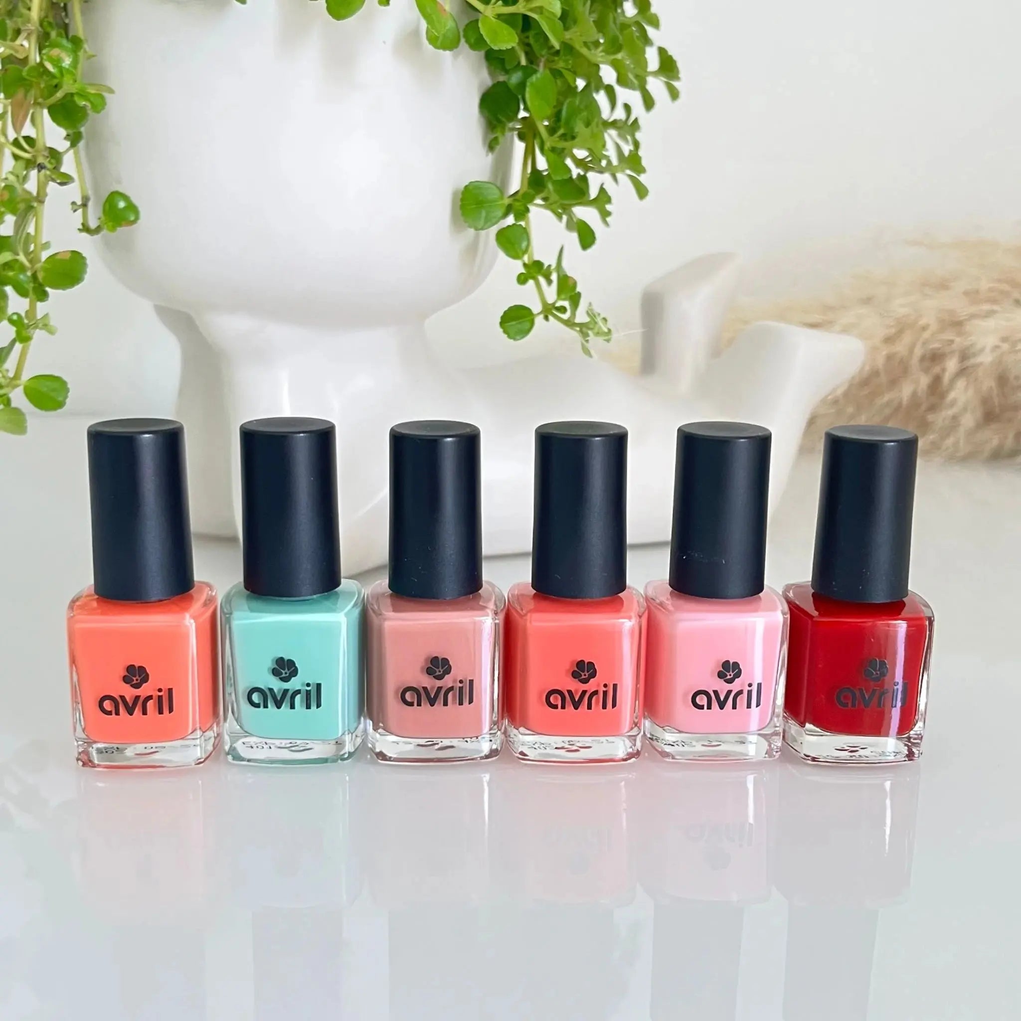 Vernis à ongles vegan Pamplemousse rose Avril