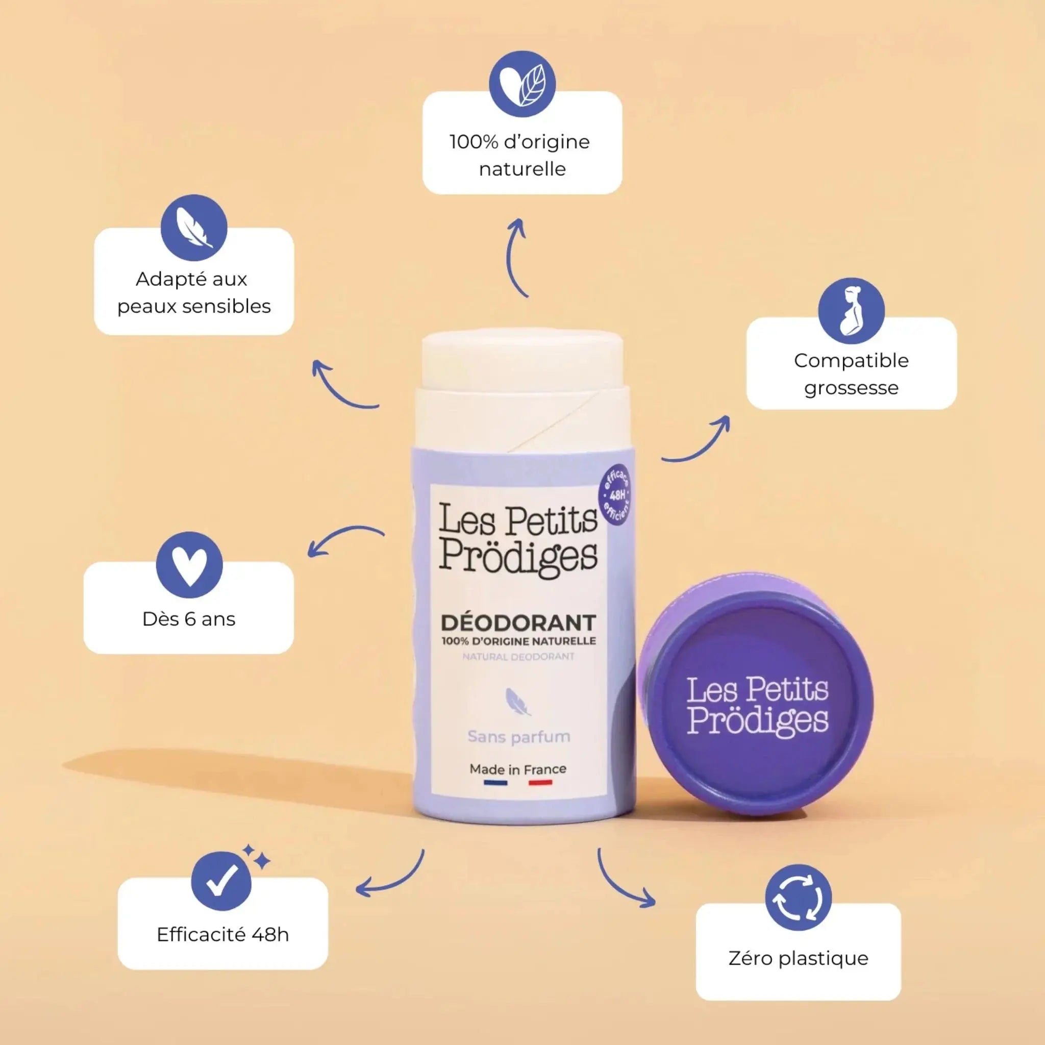 Déodorant naturel sans parfum Les Petits Prodiges
