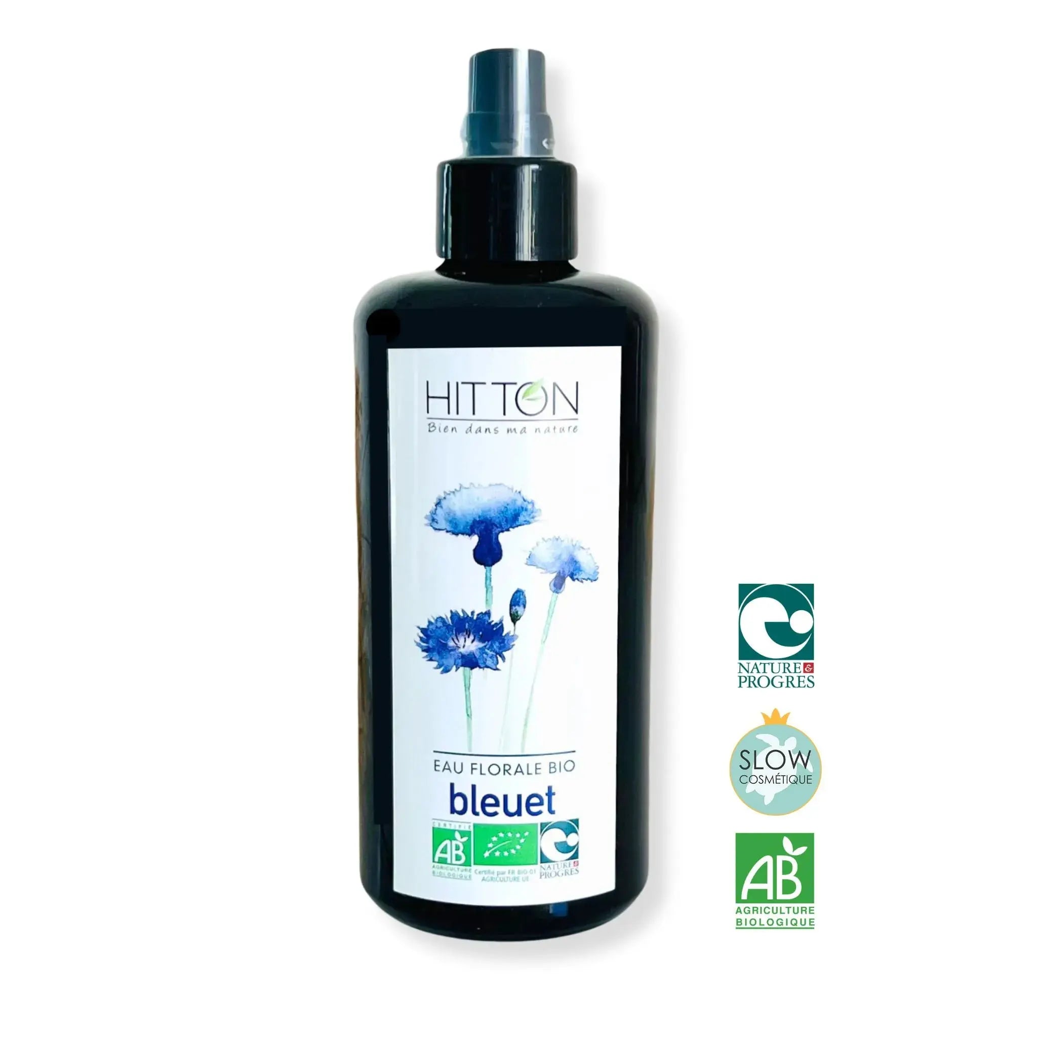 Eau florale Bleuet Bio apaisante Ferme de Hitton