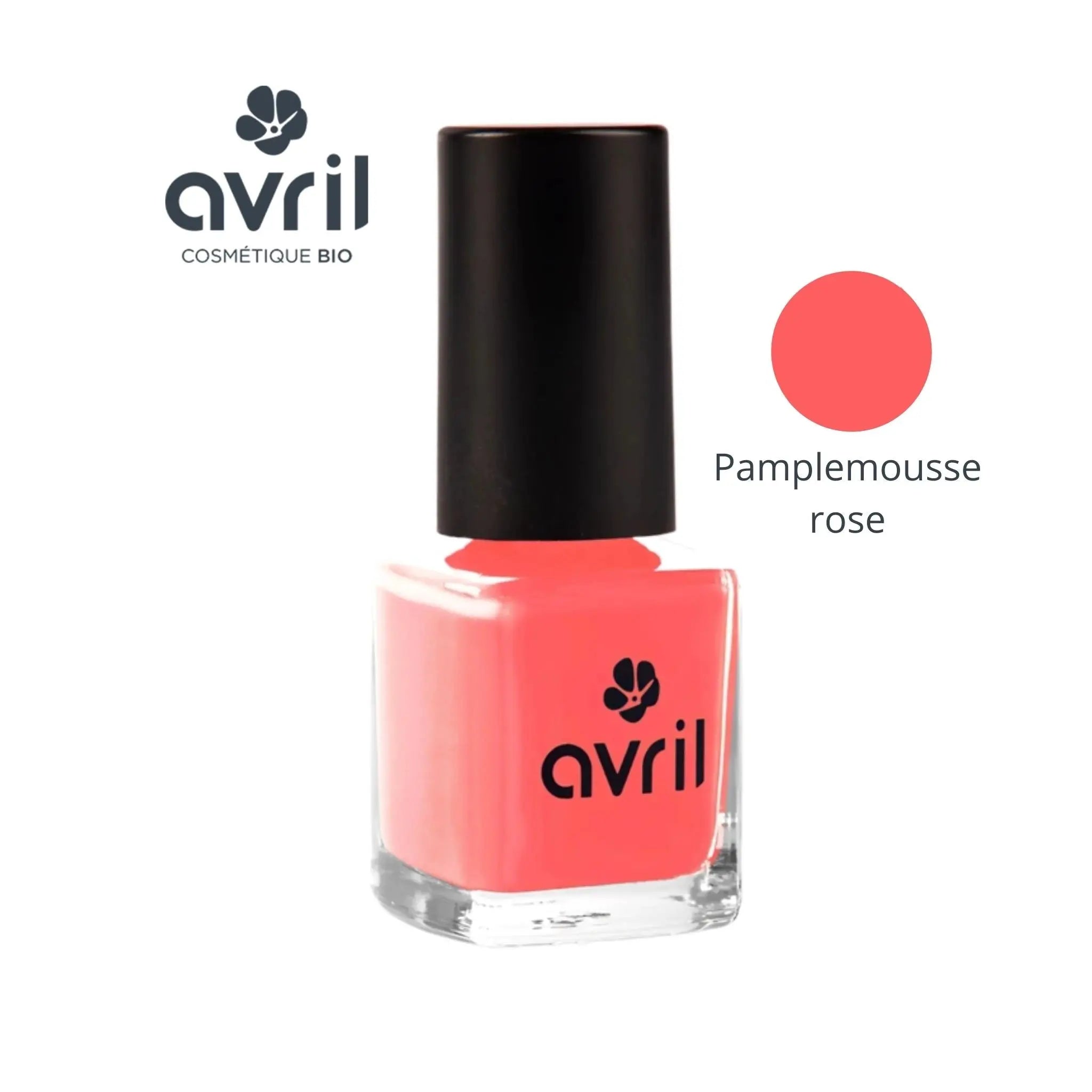 Vernis à ongles vegan Pamplemousse rose Avril