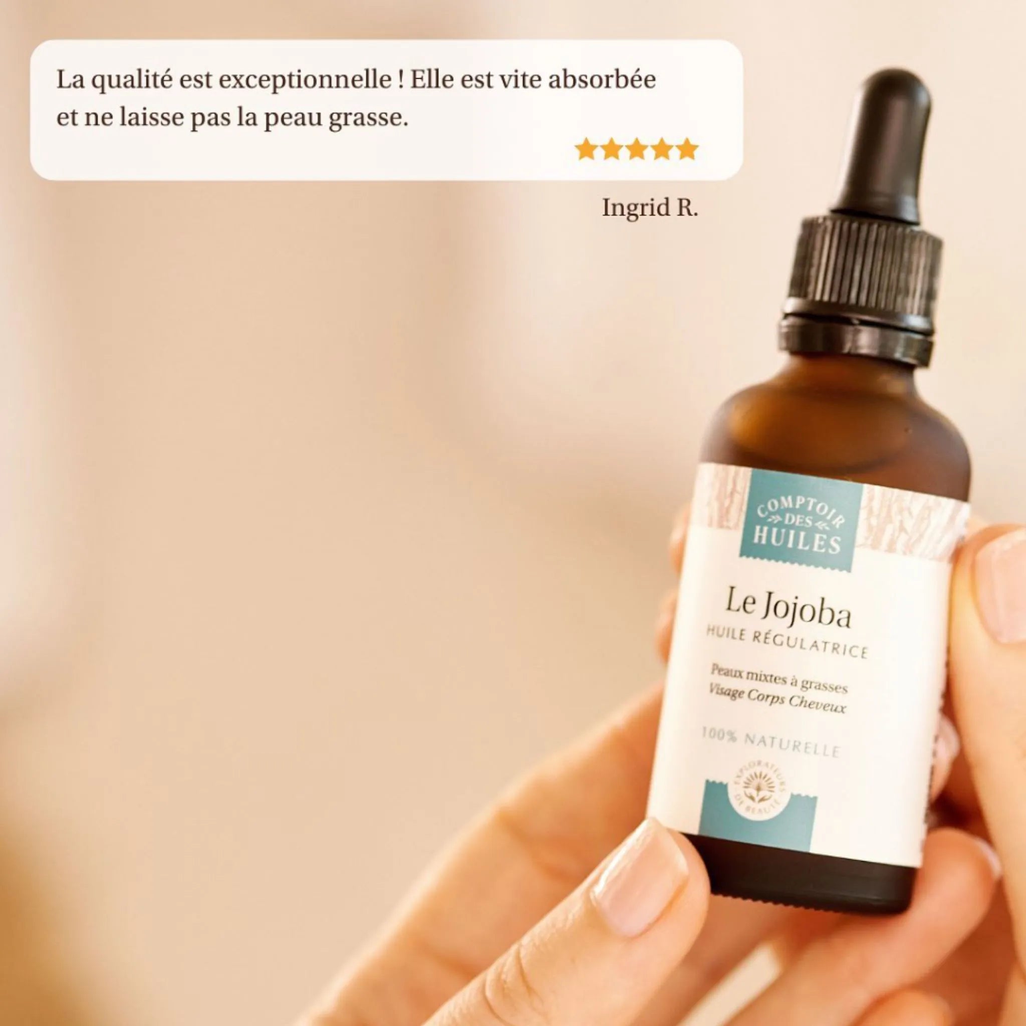 Huile de jojoba sébo-régulatrice