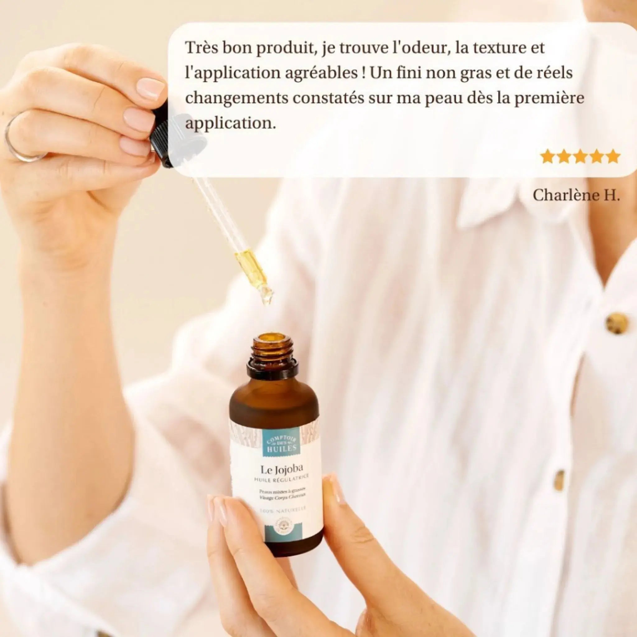 Huile de jojoba sébo-régulatrice Le Comptoir des huiles