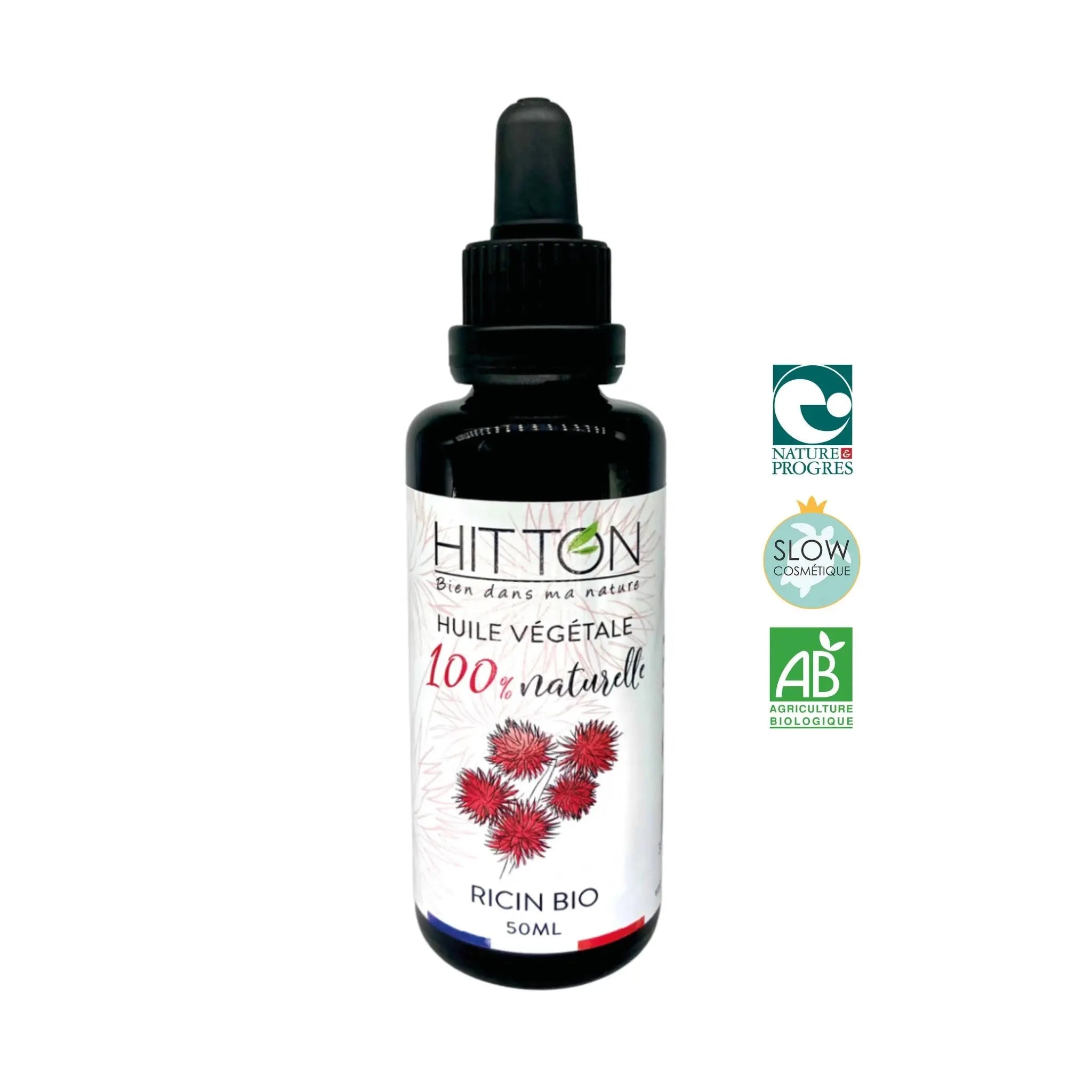 Huile de ricin bio fortifiante Ferme de Hitton