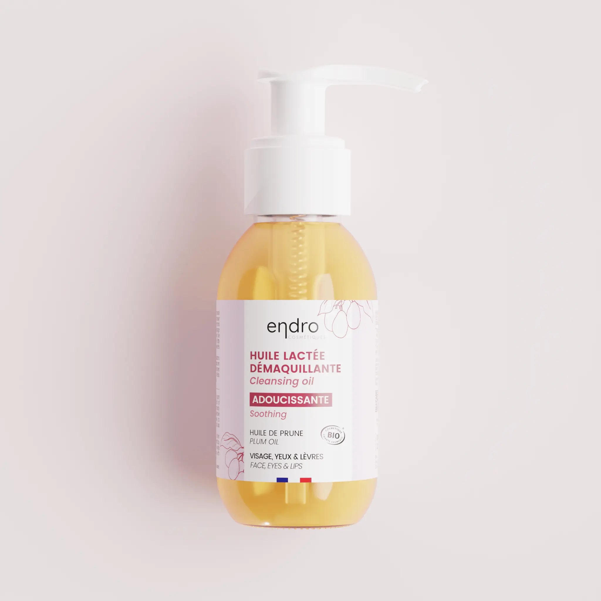 Huile démaquillante peau sensible Endro