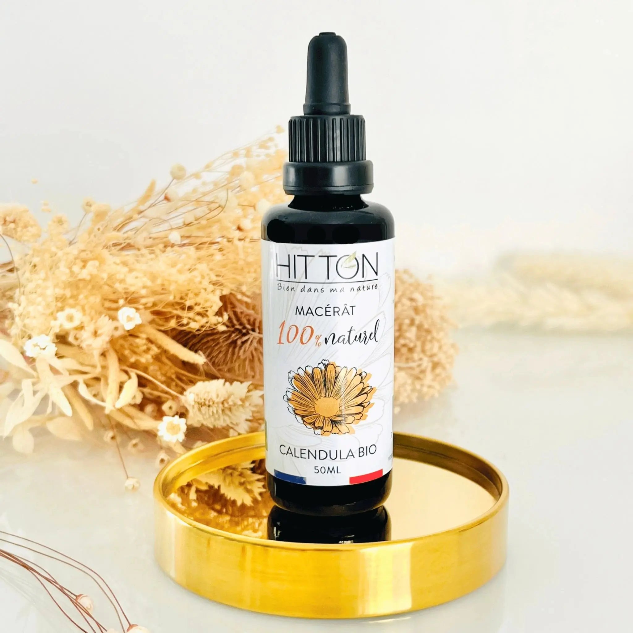 Huile macérat de calendula bio apaisante Ferme de Hitton
