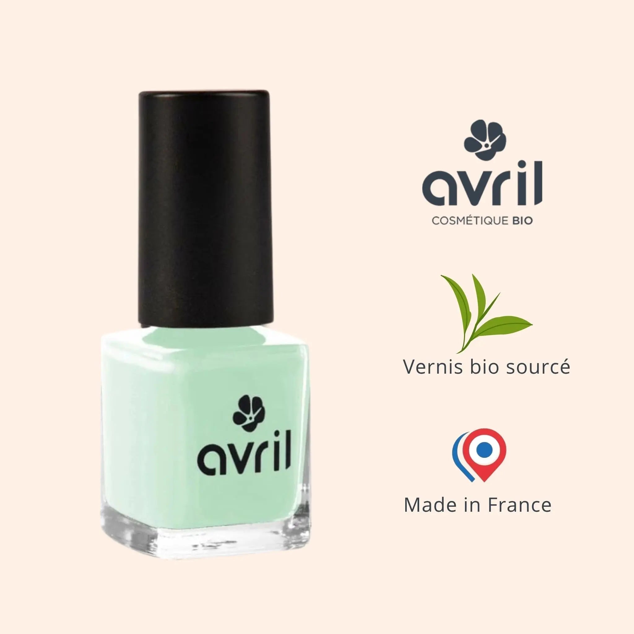 Vernis à ongles vegan Vert Pastel Avril