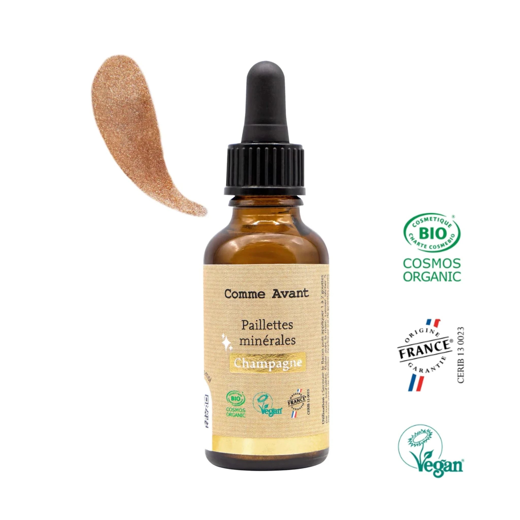 Paillettes Champagne illuminatrices