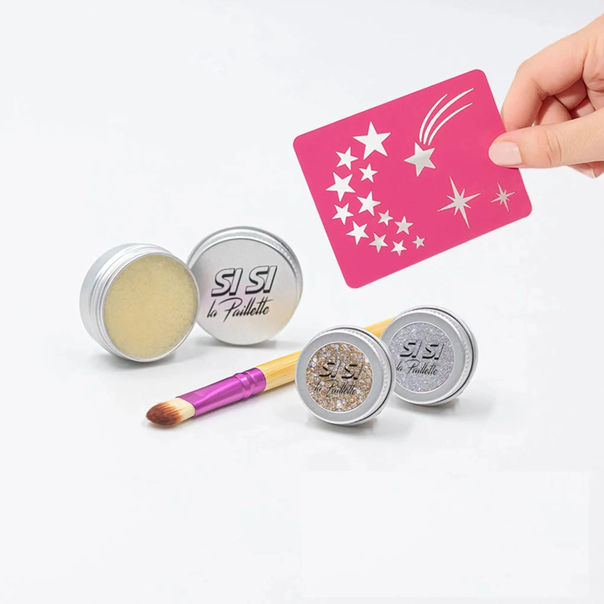 Pochoir étoiles maquillage Si Si La Paillette