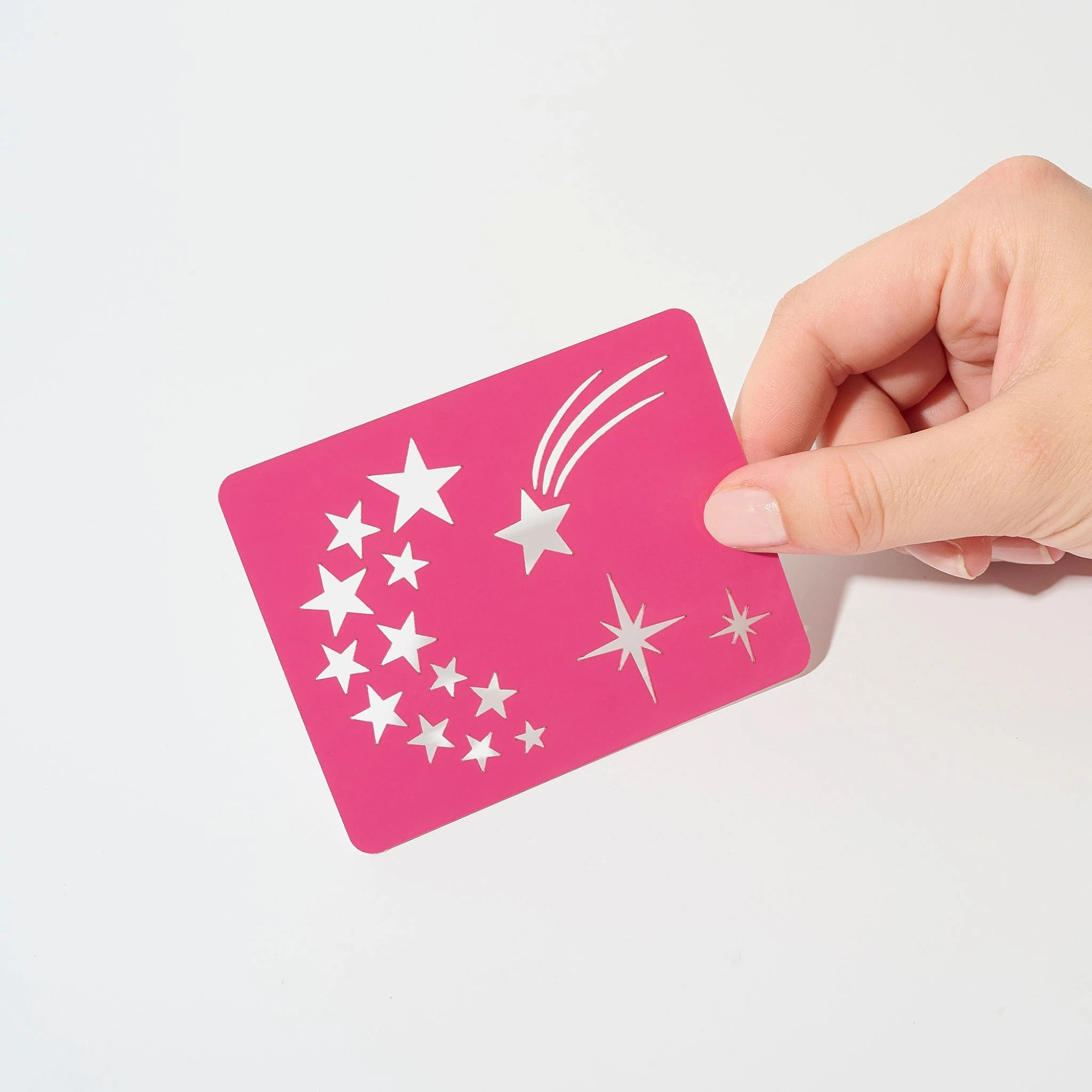 Pochoir étoiles maquillage