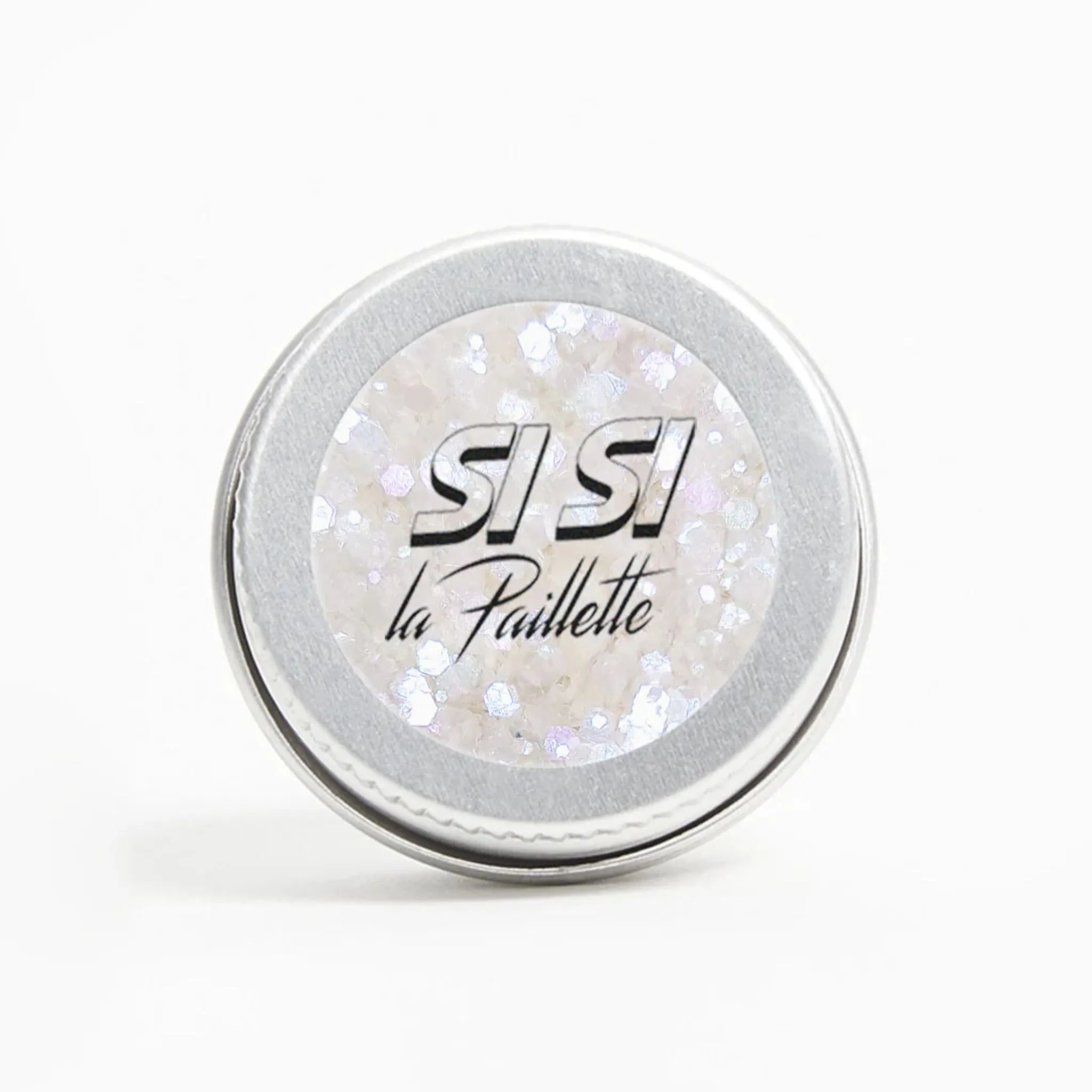 Paillettes biodégradables blanches nacrées