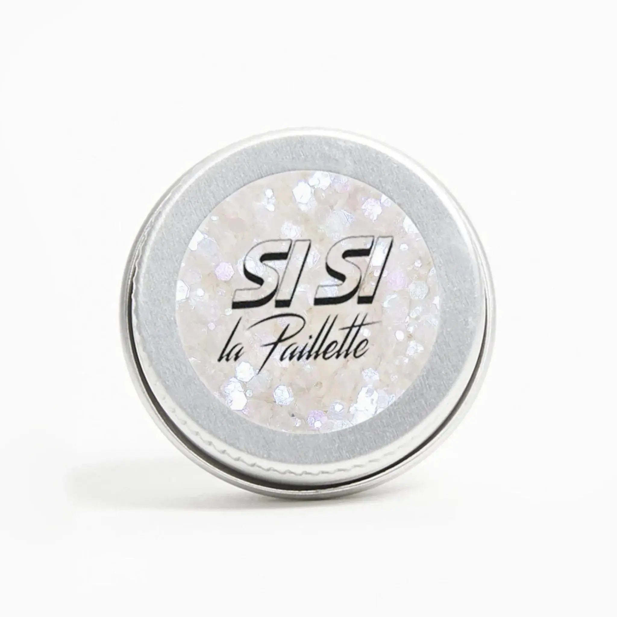 Paillettes biodégradables blanches nacrées Si Si La Paillette