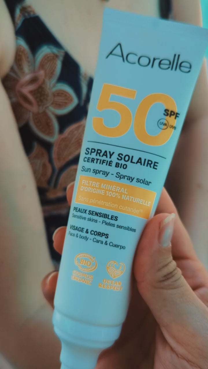 Spray Solaire bio SPF50 Visage et corps