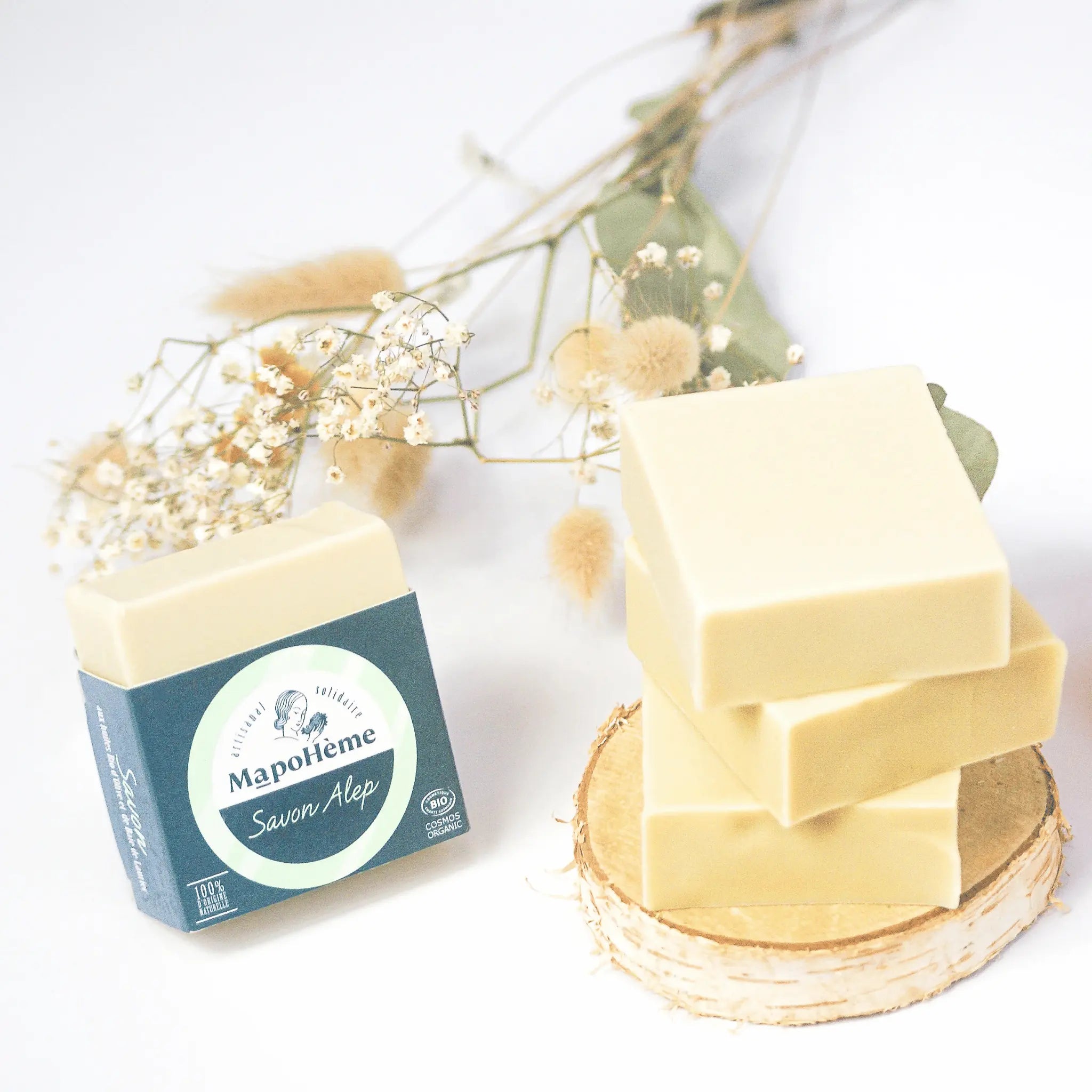Savon Alep Bio hydratant Mapohème