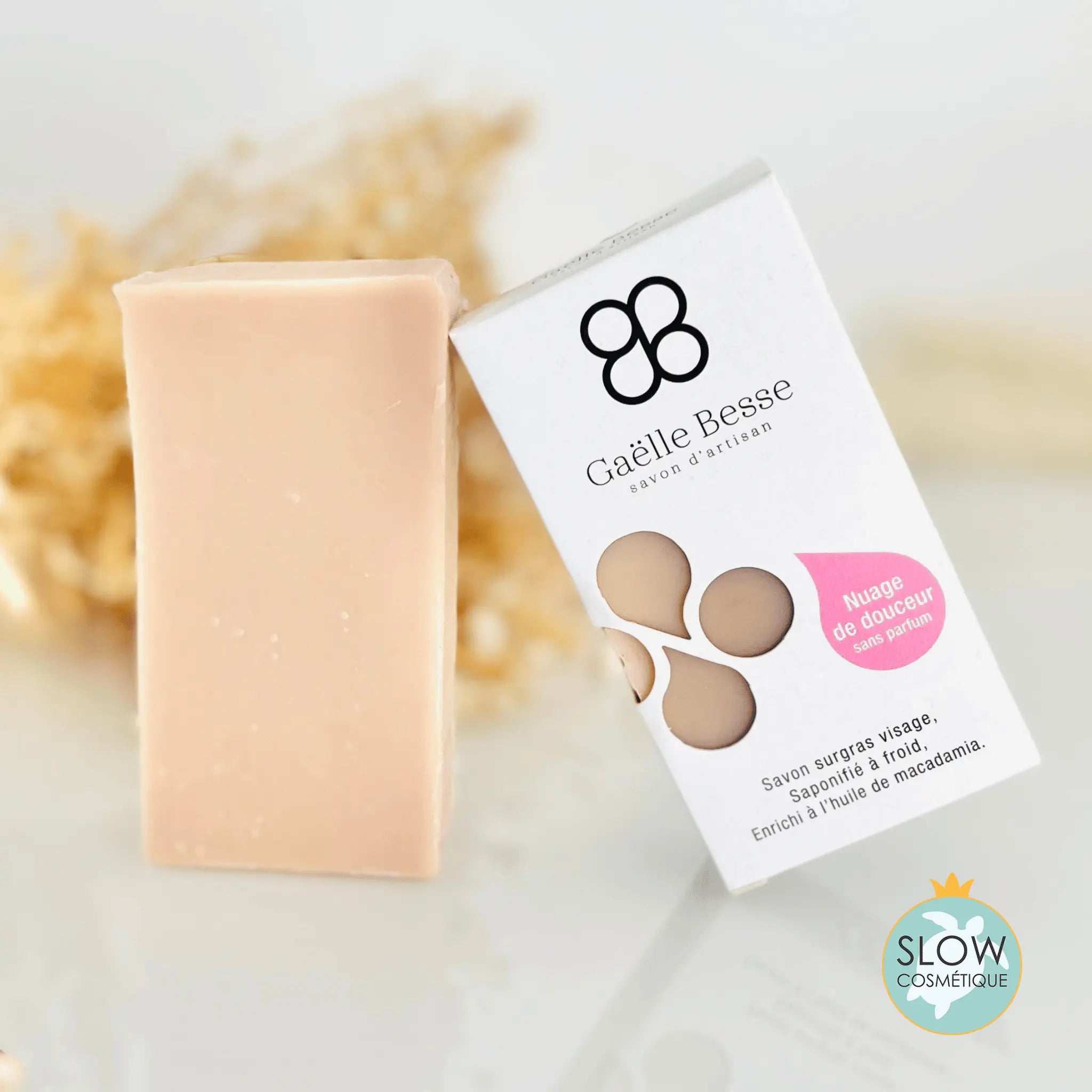 Savon Apaisant naturel sans parfum Gaëlle Besse