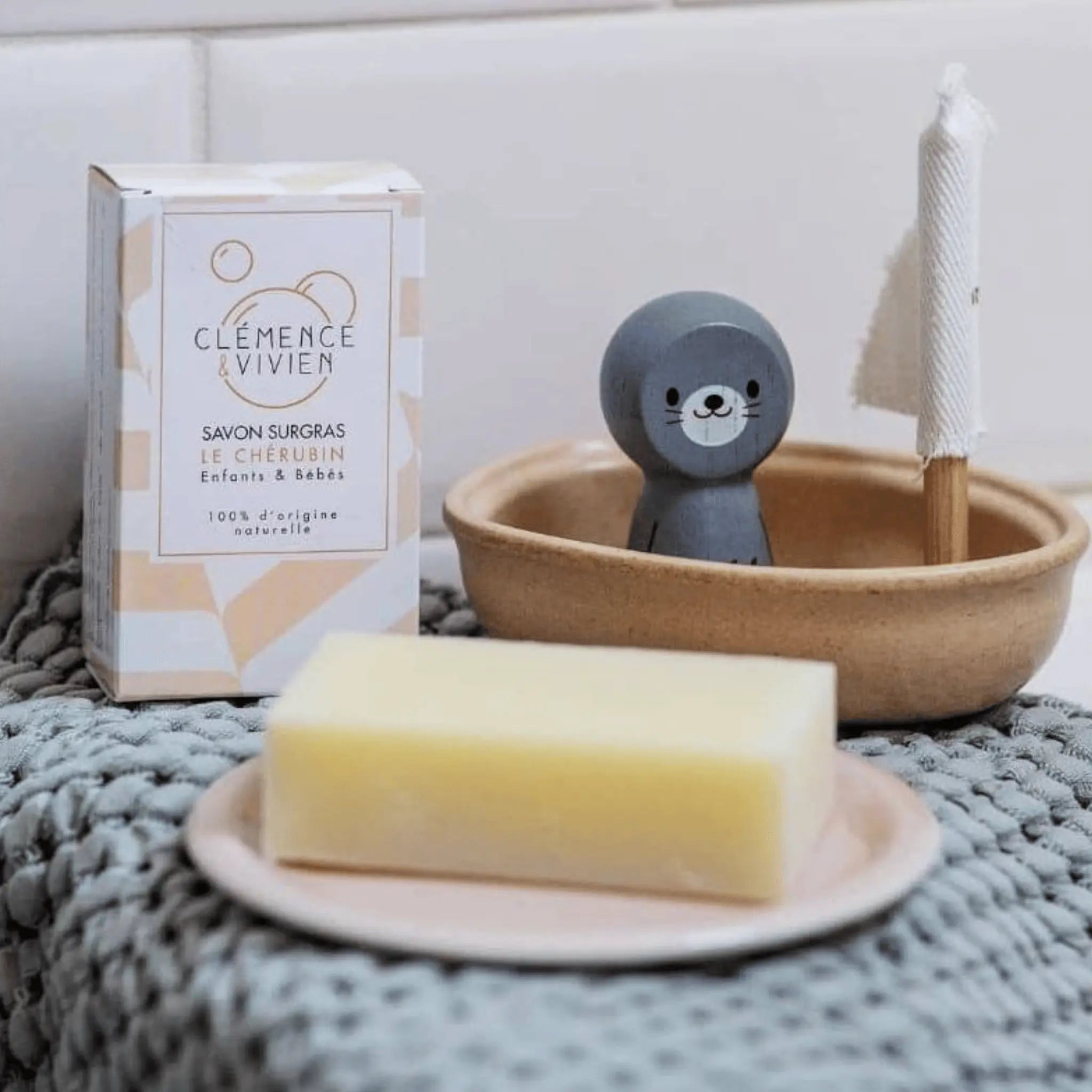 Savon Bébé Bio tout doux Clémence et Vivien