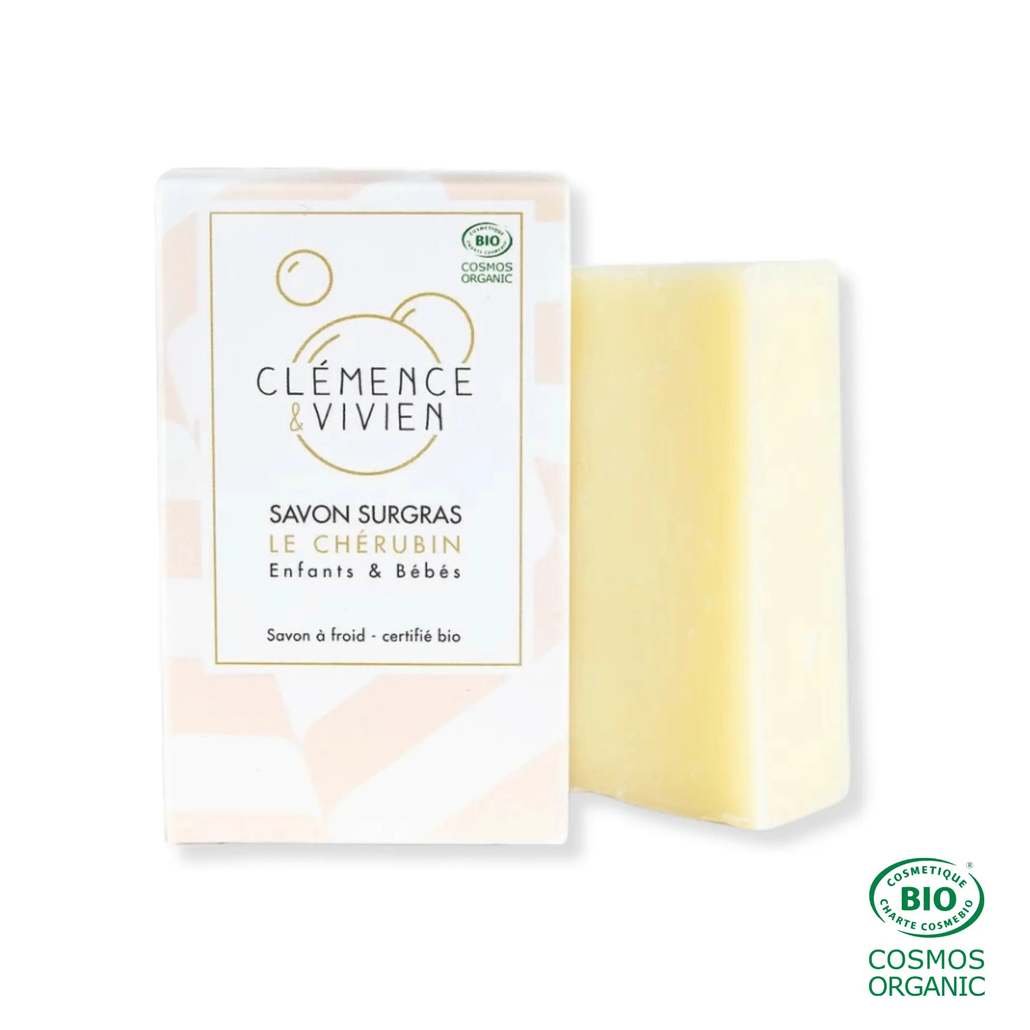 Savon Bébé Bio tout doux Clémence et Vivien