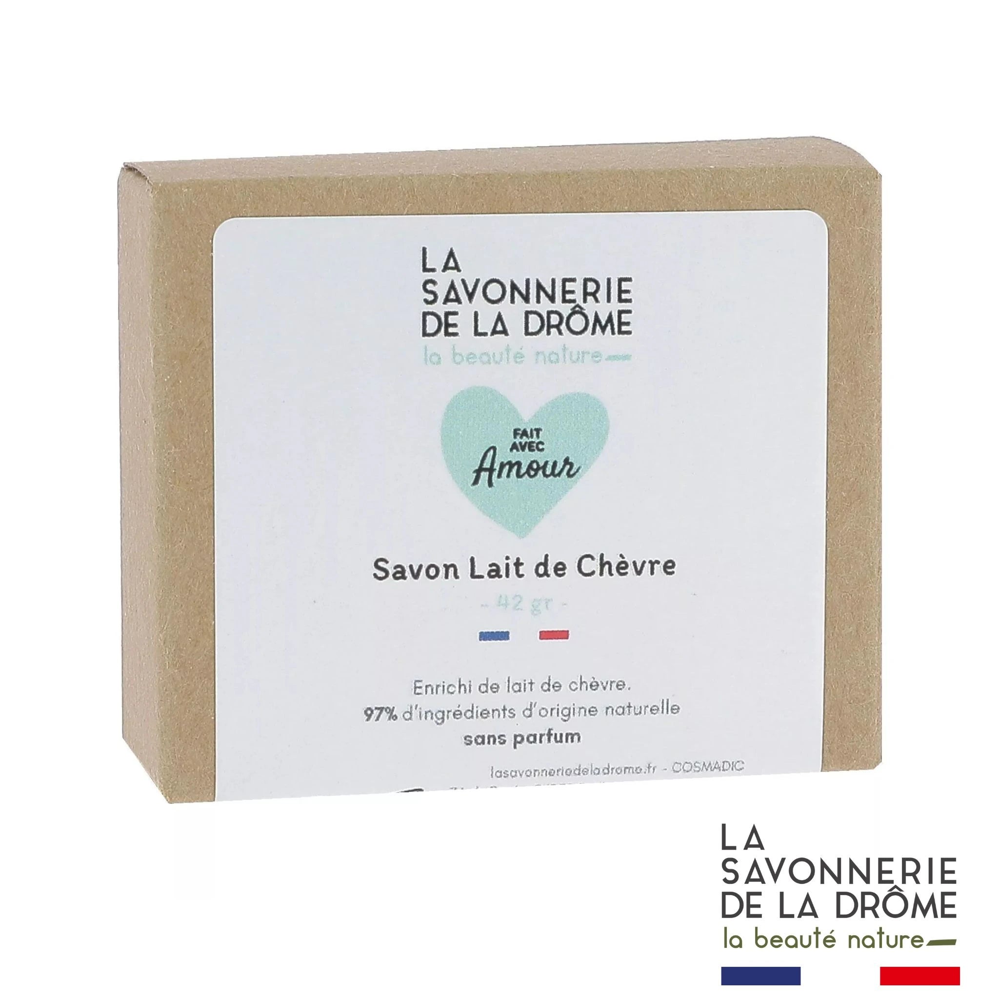 Savon Coeur Artisanal au Lait de Chèvre