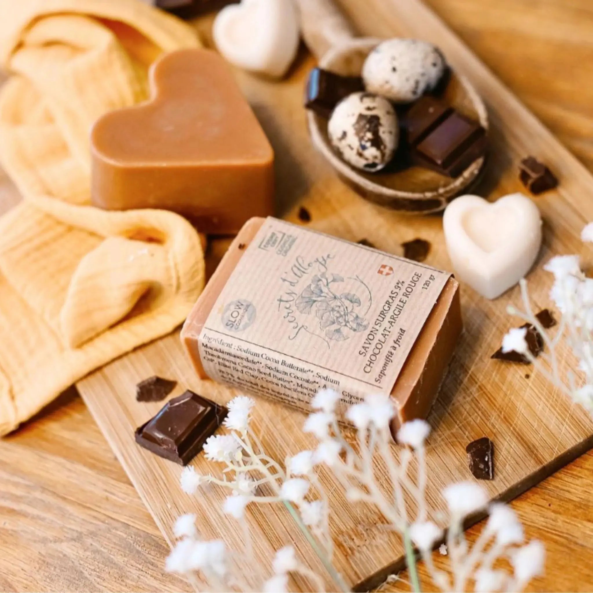 Savon Surgras Bio réparateur - cacao Secrets d&