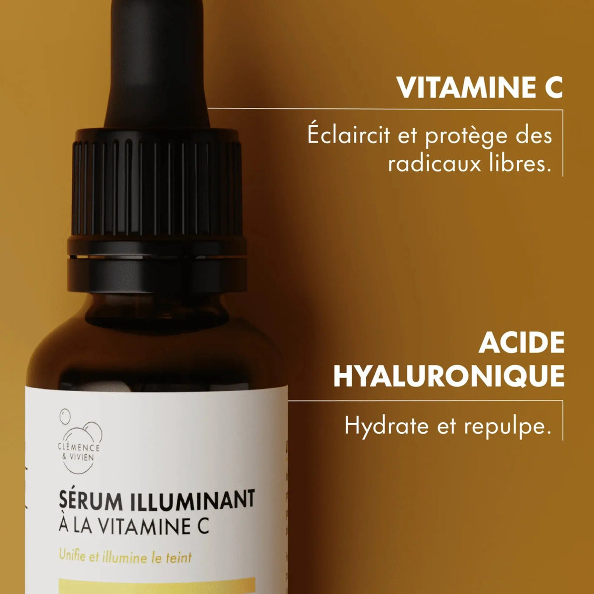 Sérum illuminant vitamine C anti-taches Clémence et Vivien