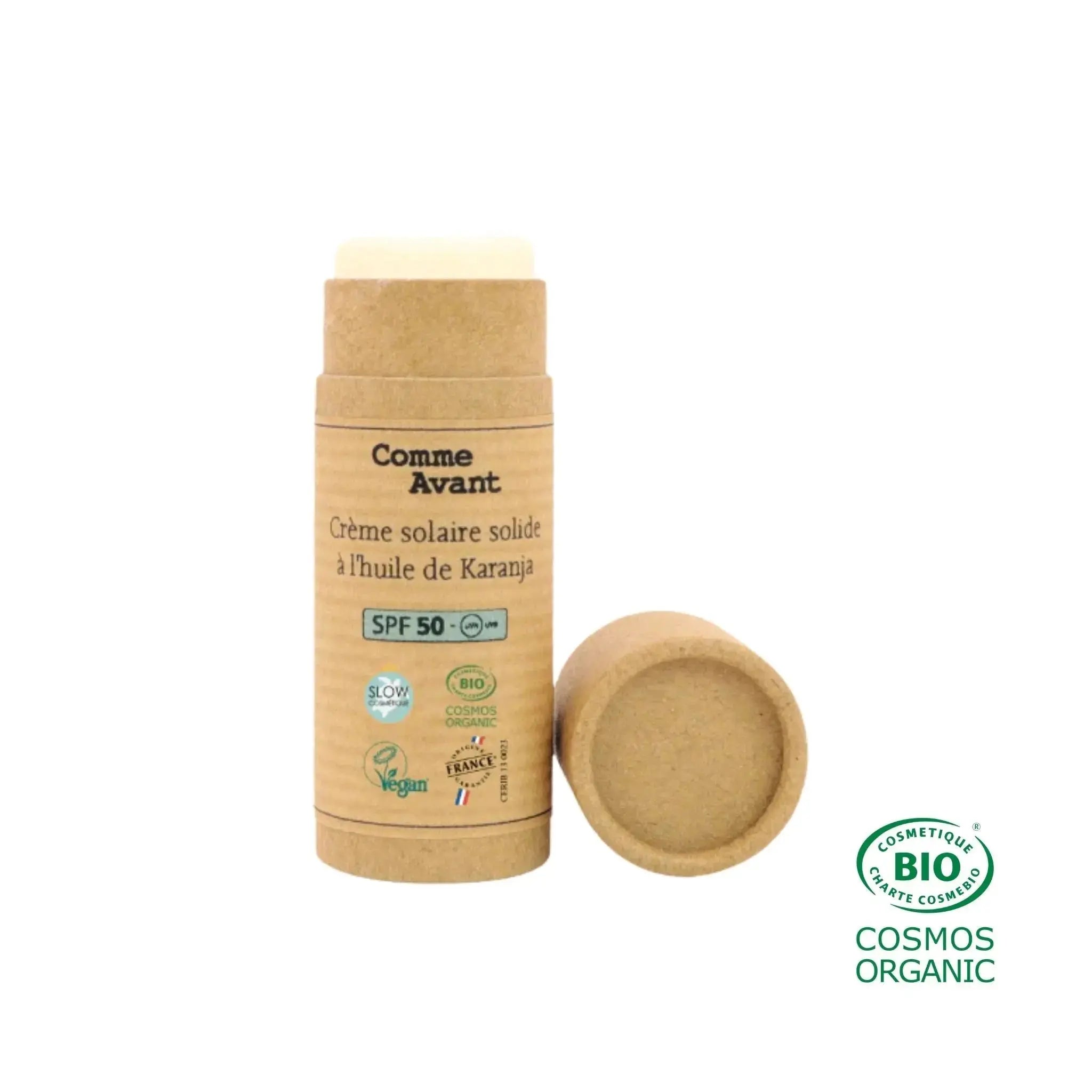 Stick Solaire Visage Bio SPF50 Comme Avant