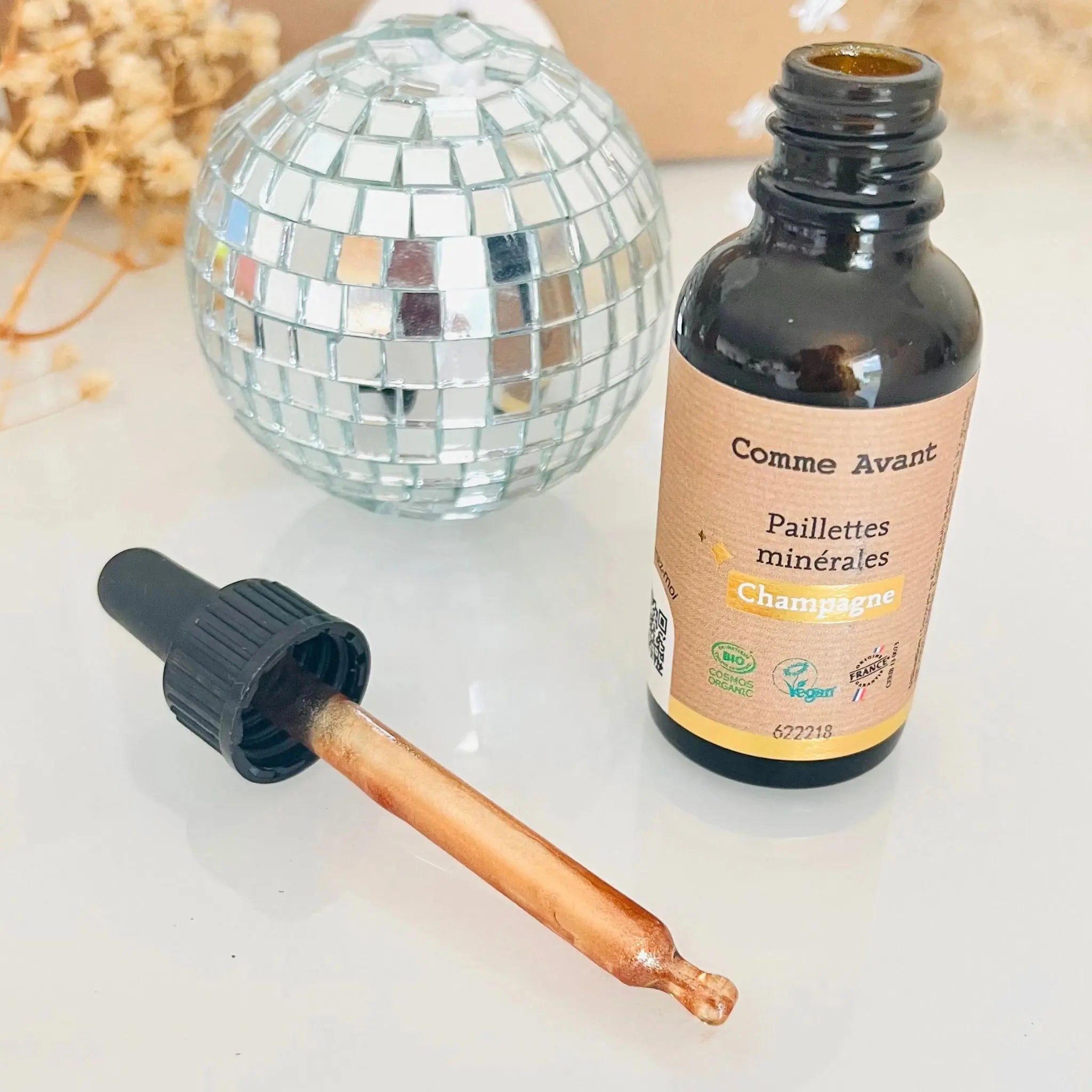 Paillettes Champagne illuminatrices Comme Avant