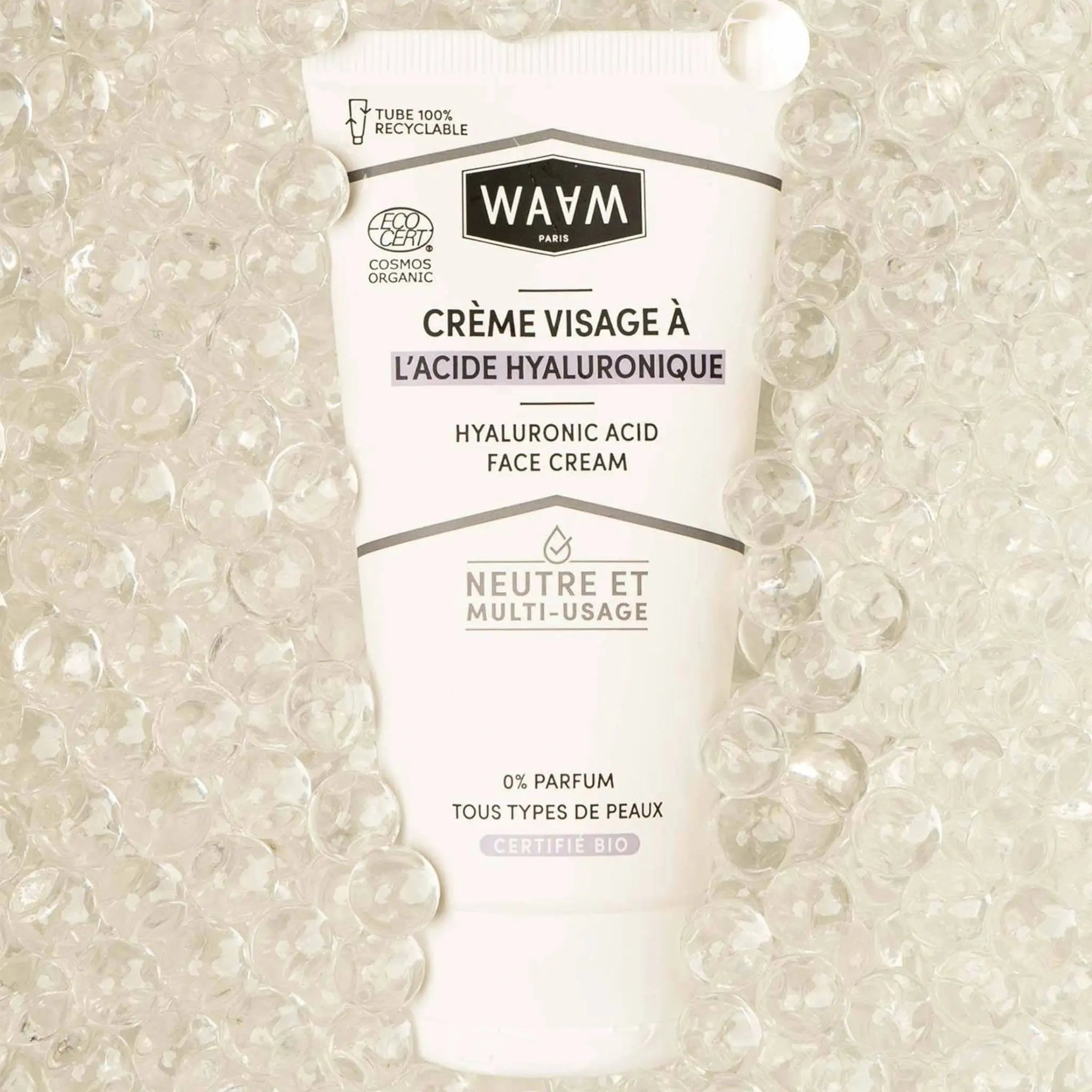 Crème Visage BIO Acide hyaluronique Waam