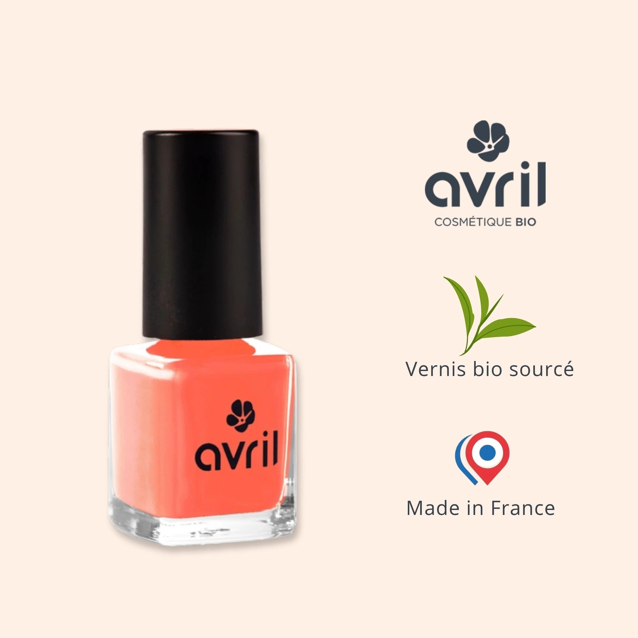 Vernis à ongles vegan Corail
