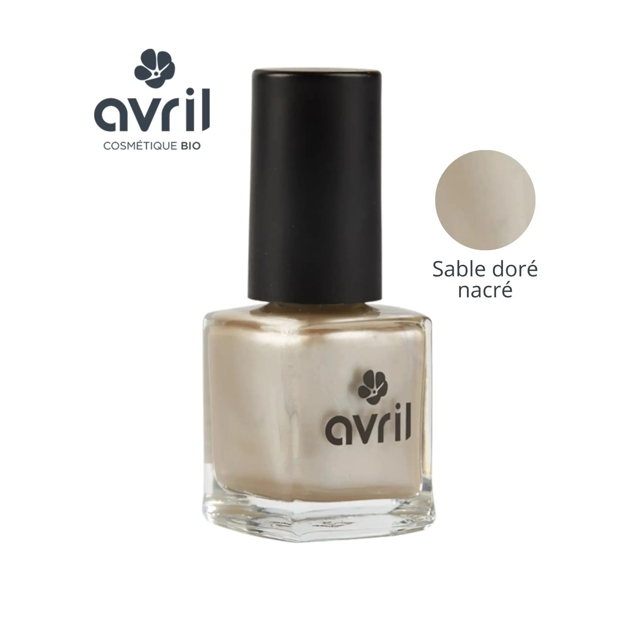 Vernis à ongles vegan Beige doré nacré Avril