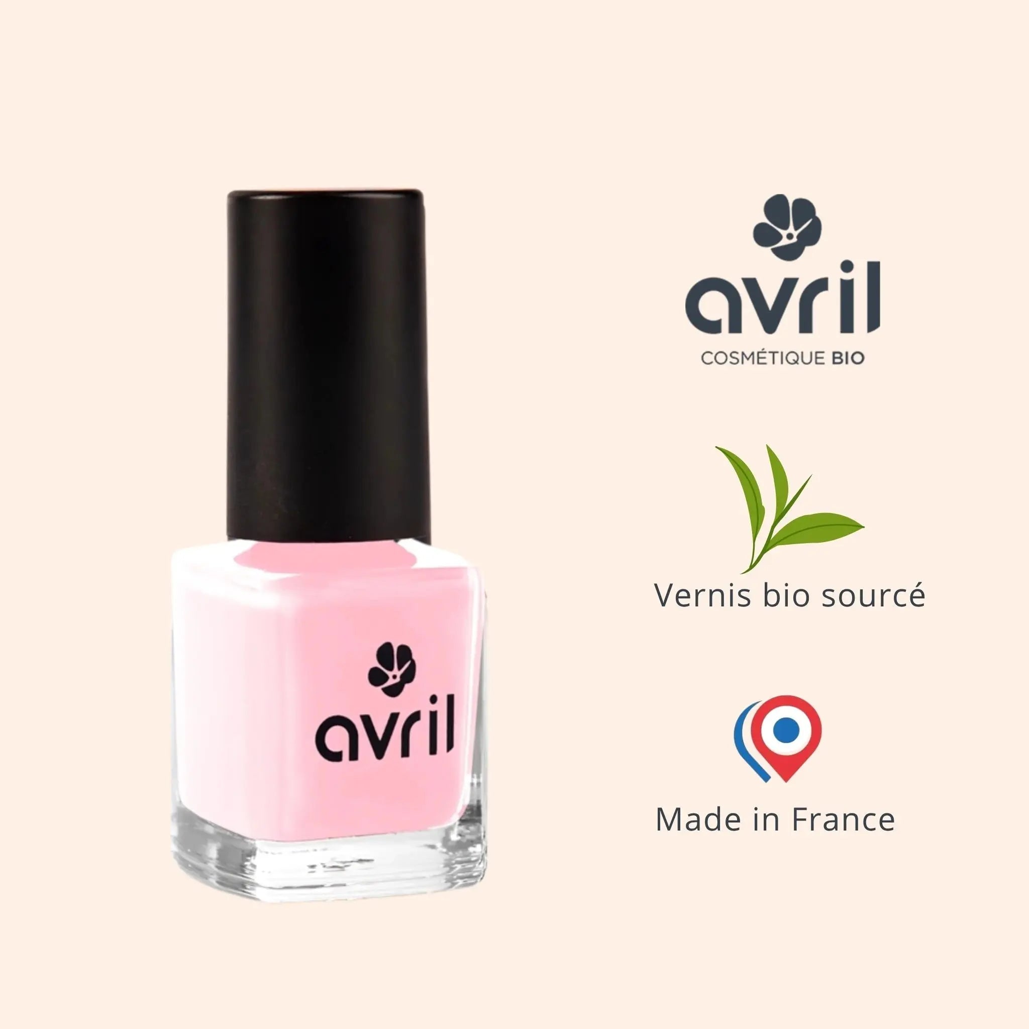 Vernis à ongles vegan Rose pastel Avril