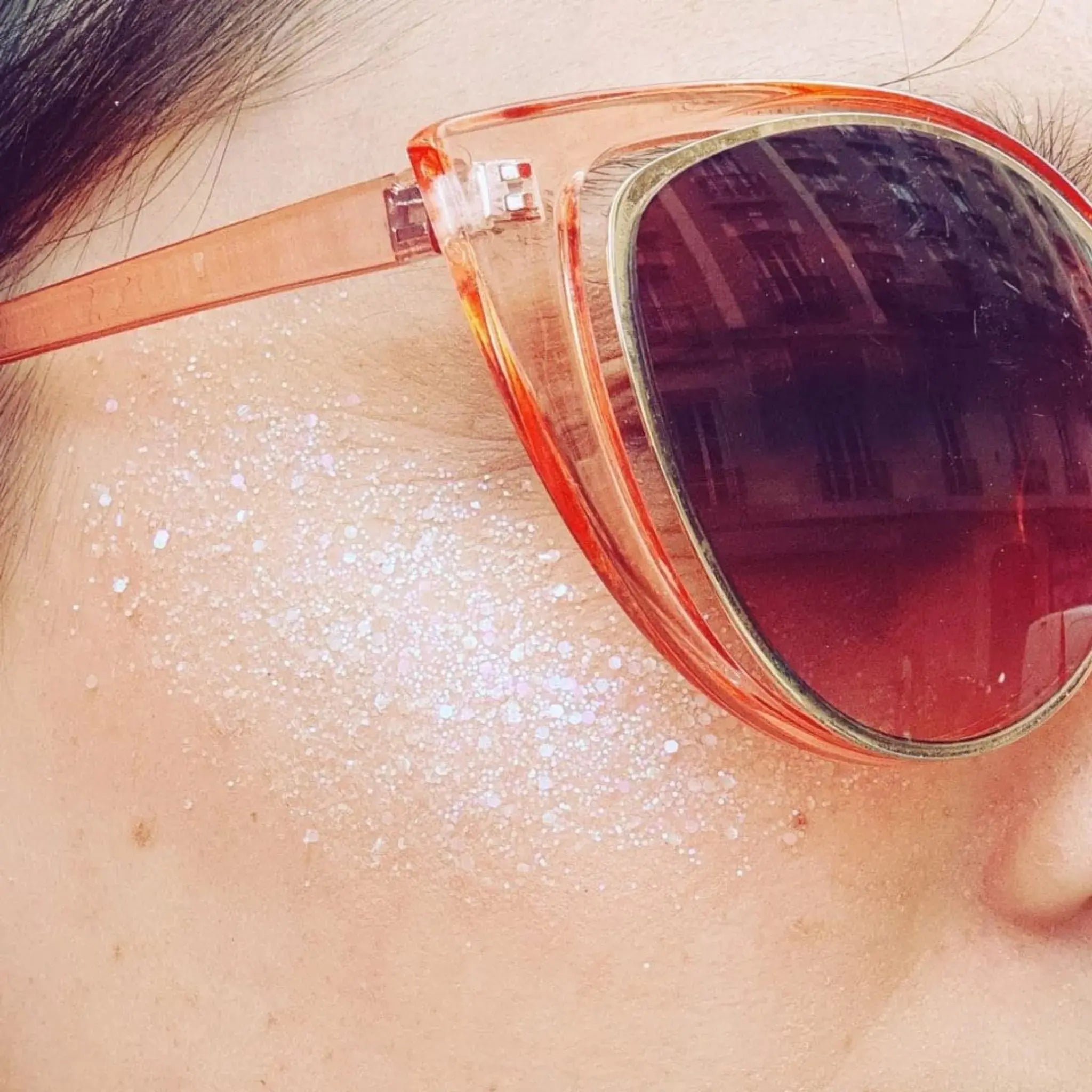 Paillettes biodégradables blanches nacrées Si Si La Paillette