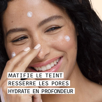 Crème matifiante hydratante anti-brillance
