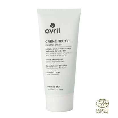 Crème neutre bio visage et corps
