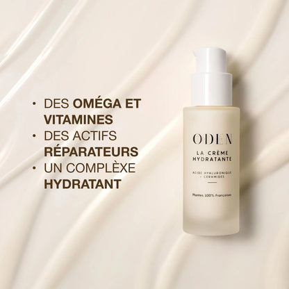 Crème hydratante acide hyaluronique et céramides