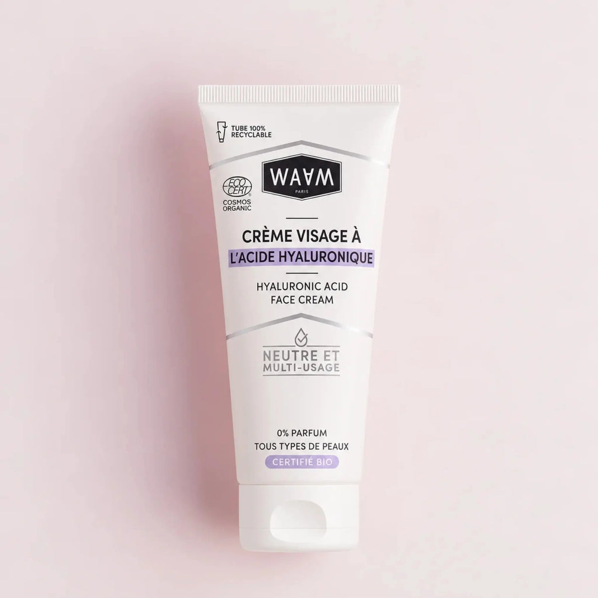 Crème Visage BIO Acide hyaluronique Waam