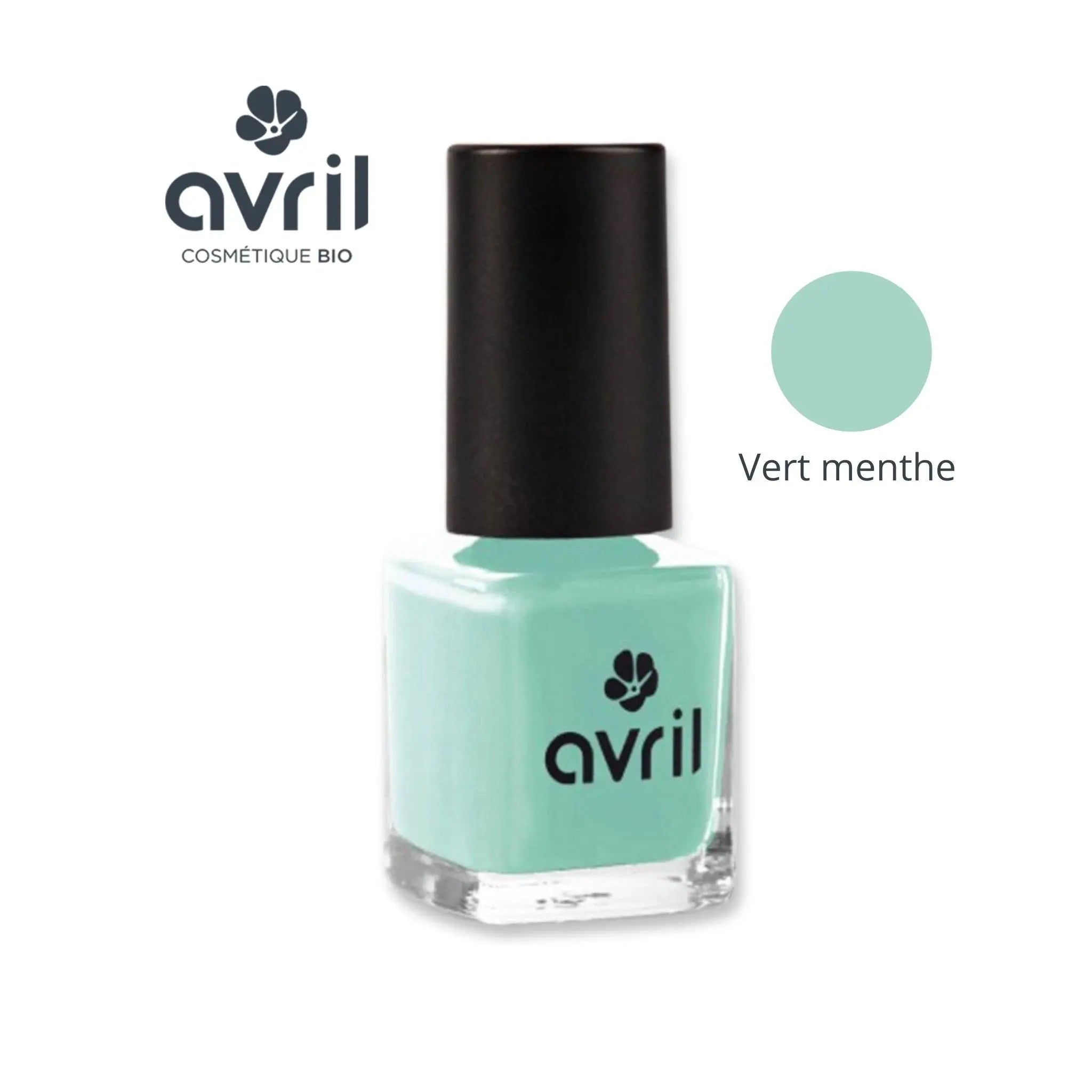 Vernis à ongles vegan Vert Menthe Avril