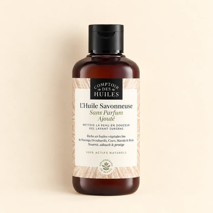 Huile de douche sans parfum BIO