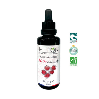 Huile de ricin bio fortifiante