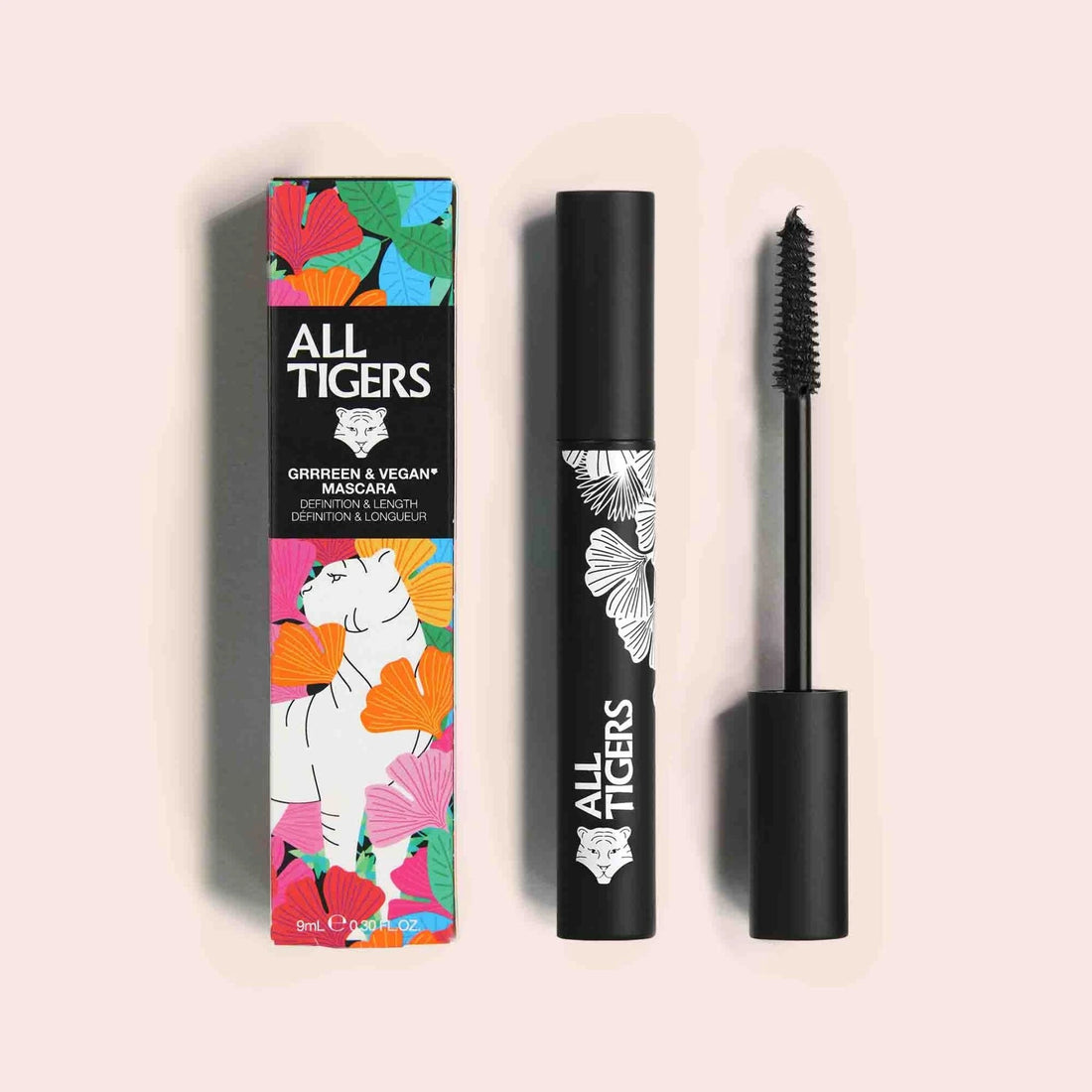Mascara noir allongeant yeux sensibles