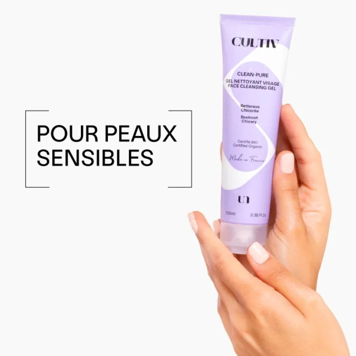 Gel nettoyant visage sans parfum
