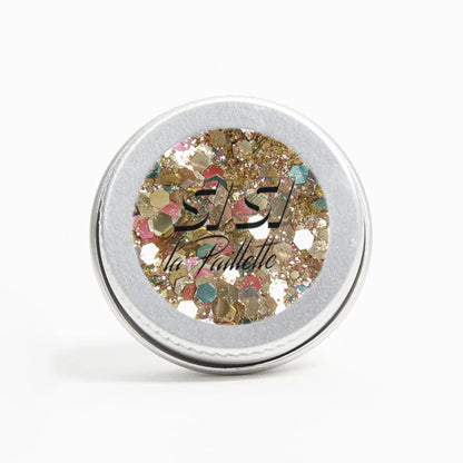 Paillettes biodégradables dorées