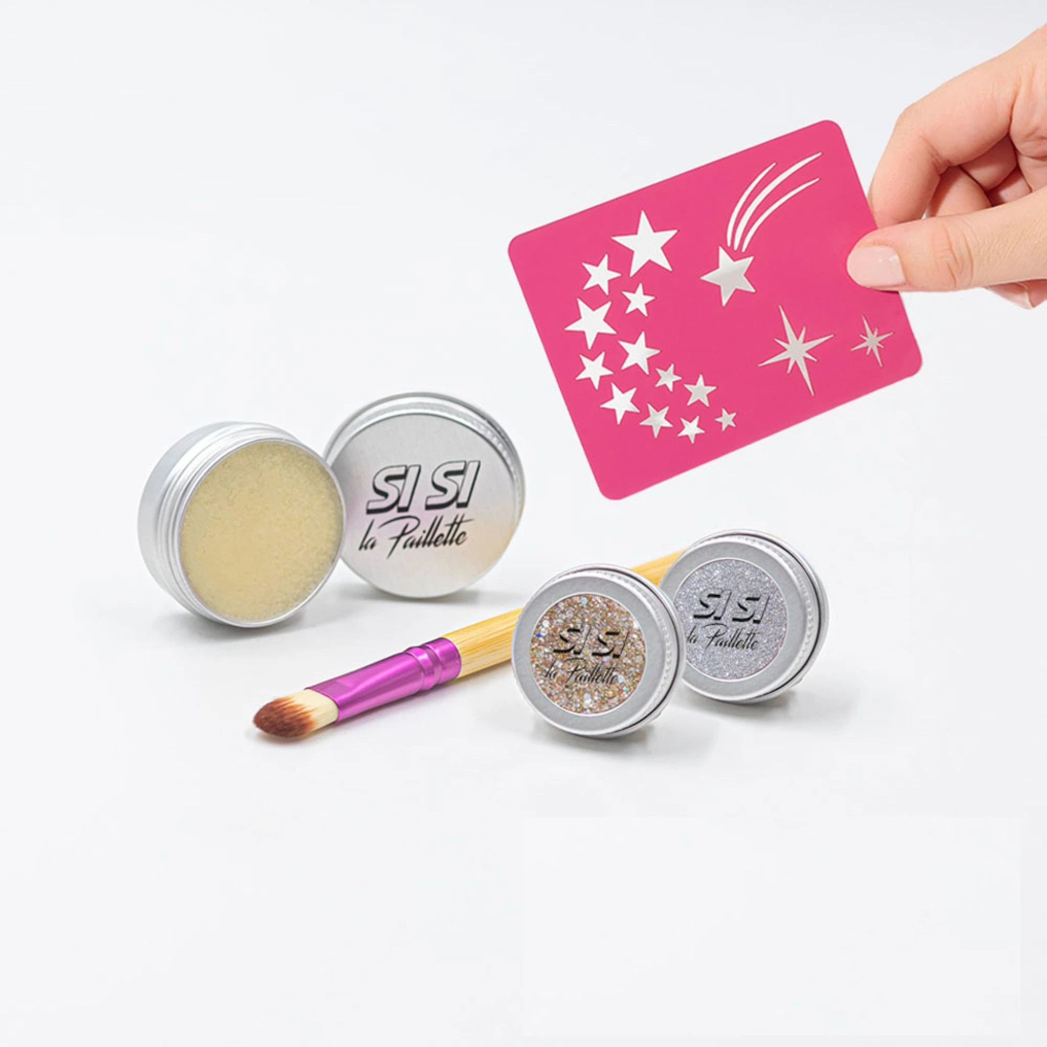 Pochoir étoiles maquillage