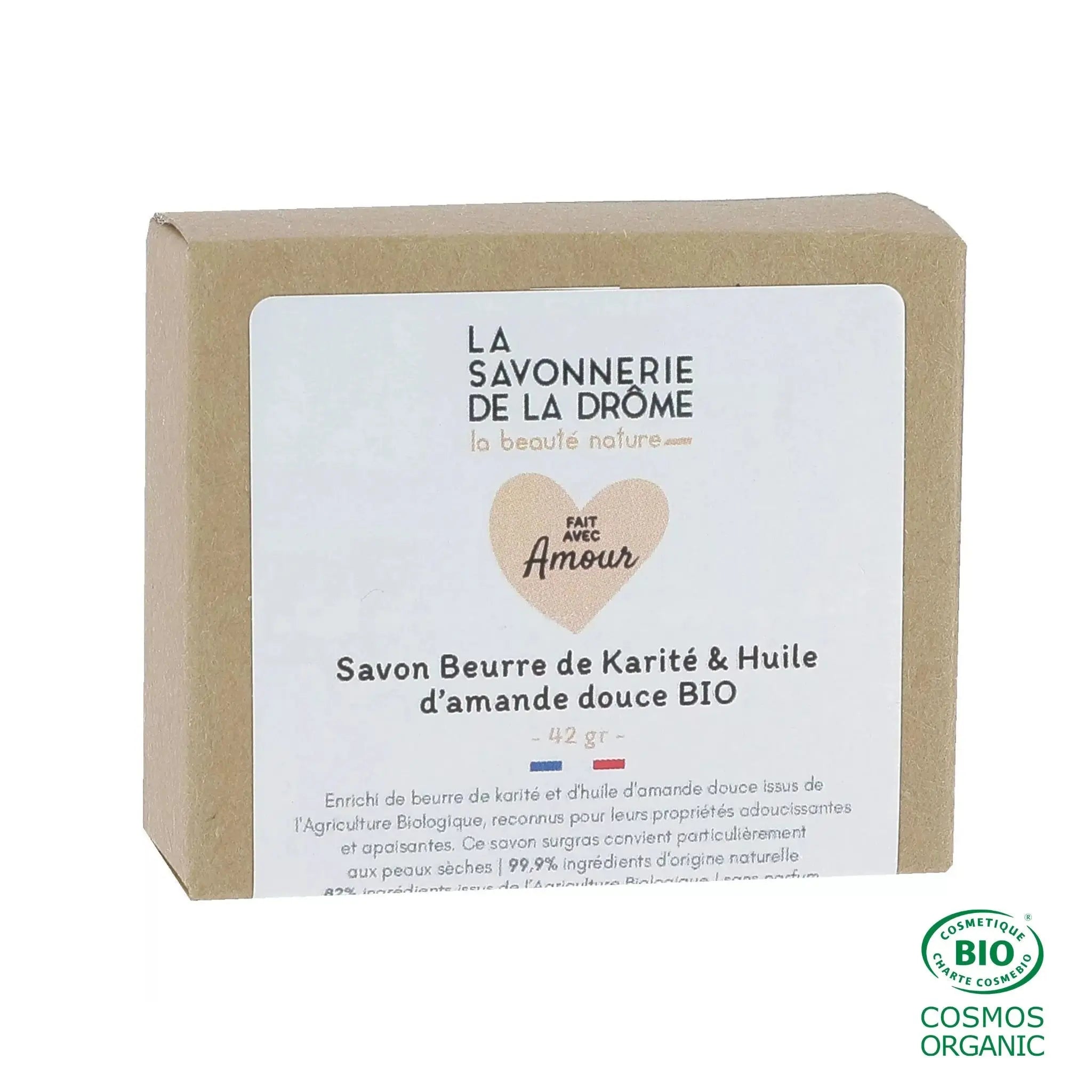 Savon Coeur Artisanal Karité Savonnerie de la Drôme