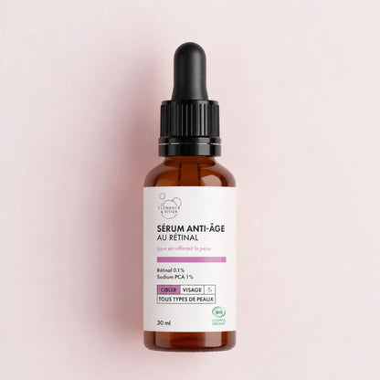 Sérum Visage Anti-Age au rétinal Clémence et Vivien