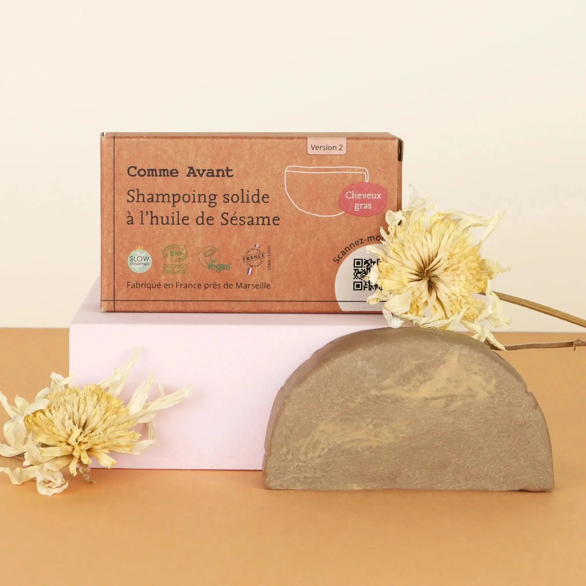 Shampoing Solide Bio Cheveux Gras Comme Avant