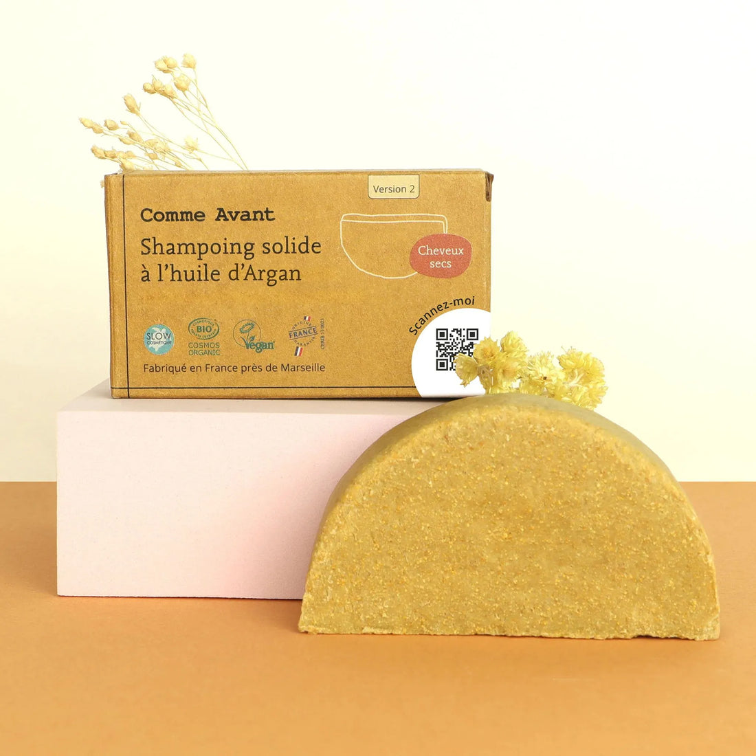 Shampoing Solide Bio Cheveux Secs Nourrissant