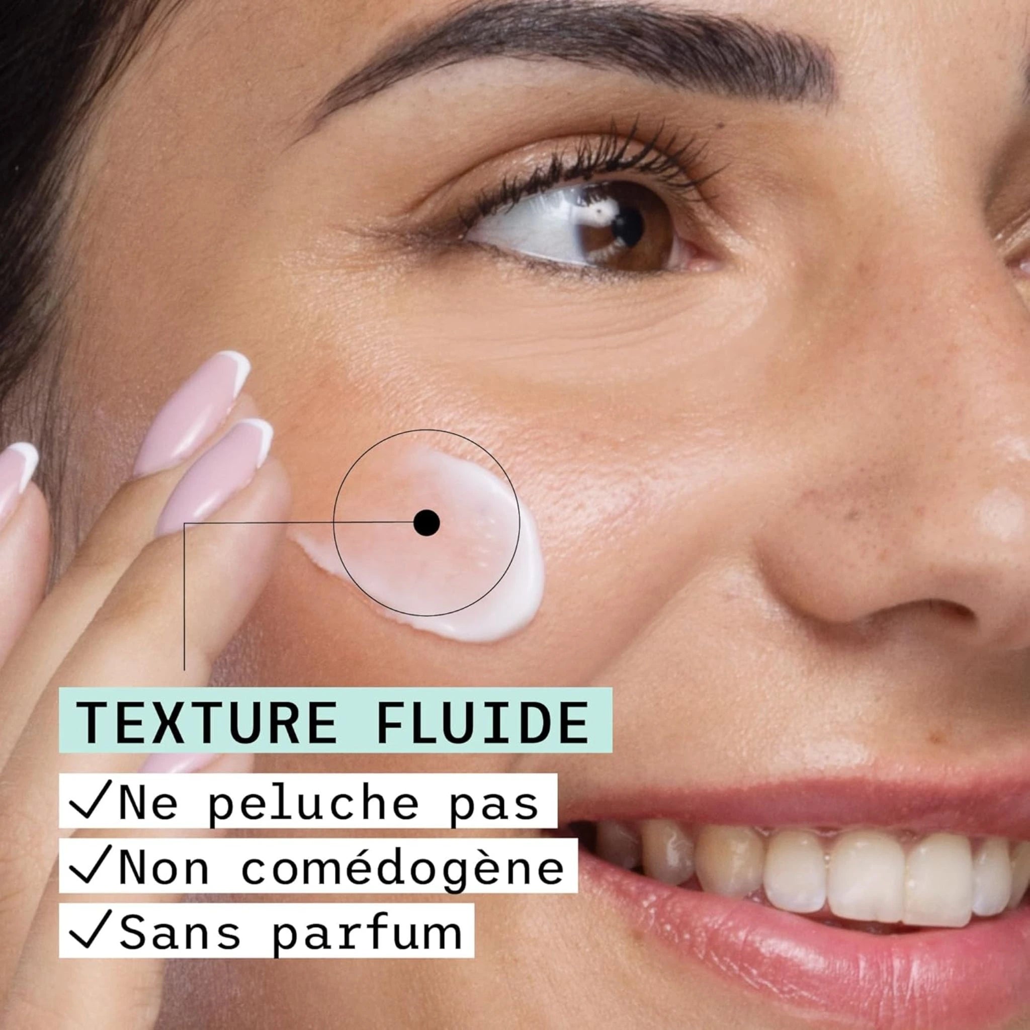 Crème matifiante hydratante anti-brillance