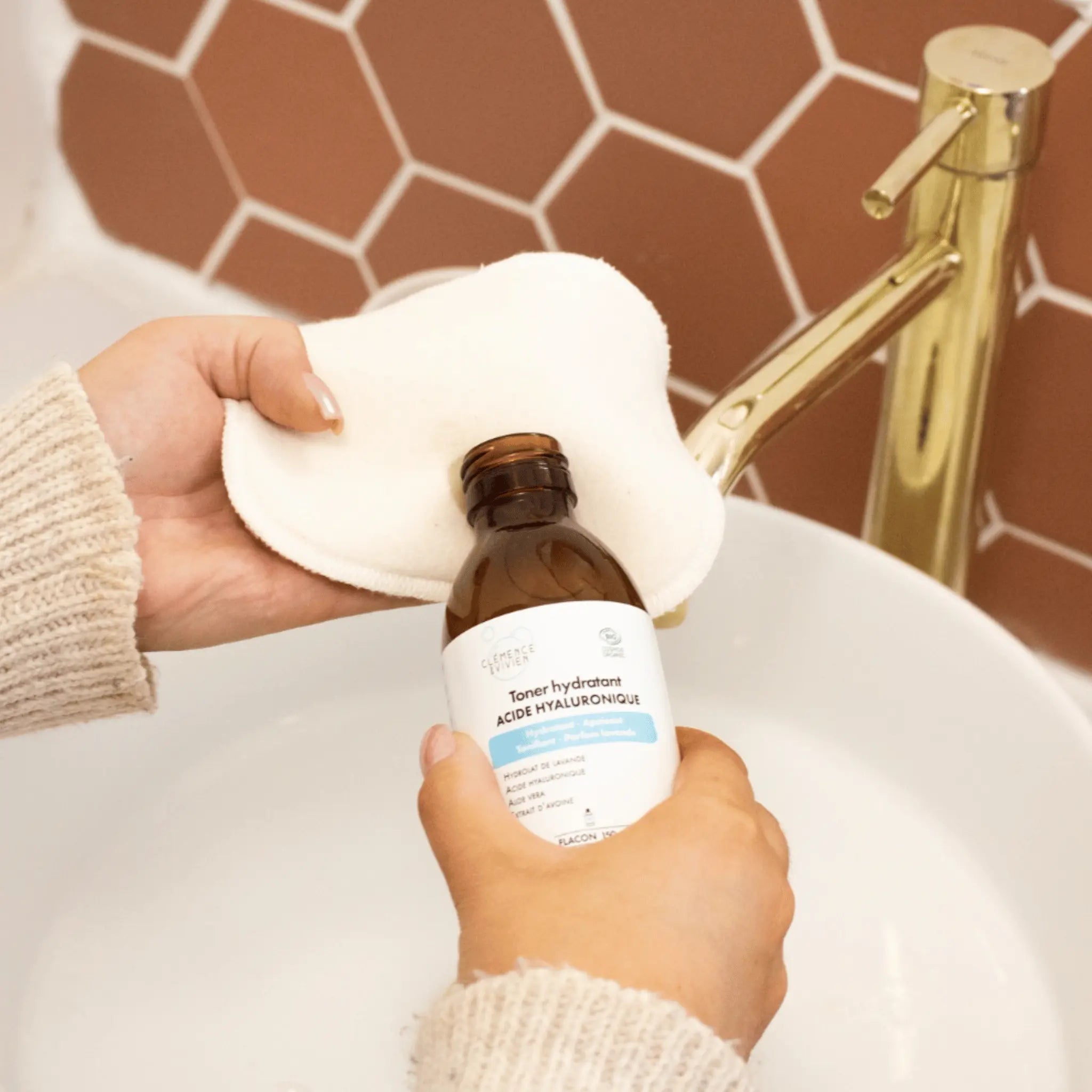 Toner hydratant à l'acide hyaluronique Clémence et Vivien